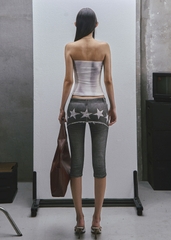 RAW Stars Printed Capri Jeans