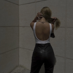 Oval Neck Tank Bodysuit