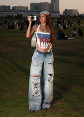 SG.S Distressed Ripped Jean
