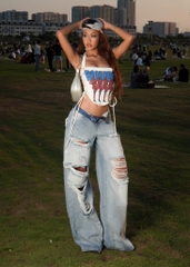 SG.S Distressed Ripped Jean