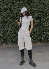 Short Sleeve High-Cut BodySuit