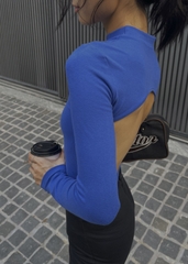 Backless High-Cut Bodysuit