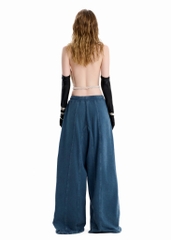 SG.S Washed Knitted Long Wide Pant