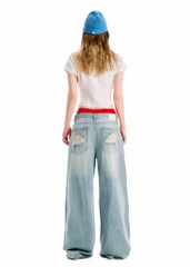SG.S Distressed Ripped Jean