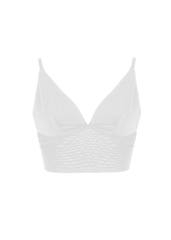 Sheer Mesh Triangle Bralette