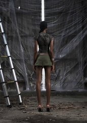 NONE Raglag Mesh Top