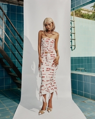 BAE Printed Strapless Top