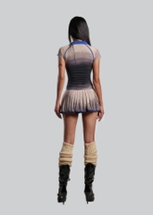 IUNU Printed Tennis Mini Dress