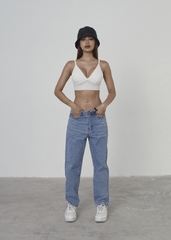 Sheer Mesh Triangle Bralette