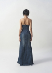 BLUM - Tube Fisht Tail Denim Dress