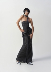 BLUM - Tube Fisht Tail Denim Dress