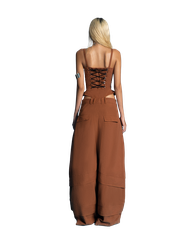 Puzzle Cupped & Wide Long Leg Jumpsuit