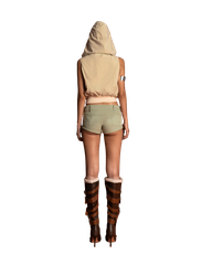 Puzzle Belted Mini Short