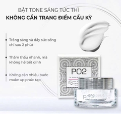 Kem kích trắng da váng sữa Po2 Tone Up Cream 50g