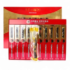 SÂM TẨM MẬT ONG 10 CỦ HỘP ĐỎ
(HONEYED KOREAN RED GINSENG)