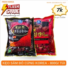 KẸO SÂM CỨNG KOREA [800G/ TÚI]