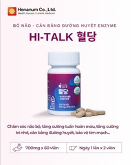 CÂN BẰNG ĐƯỜNG HUYẾT, BỔ NÃO, TIM MẠCH HITALK ENZYME LUFE