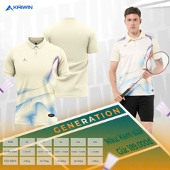 Áo Cầu Lông + Pickle Ball Cổ Bẻ