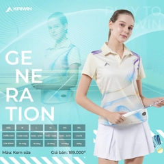 Áo Cầu Lông + Pickle Ball Cổ Bẻ