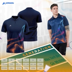 Áo Cầu Lông + Pickle Ball Cổ Bẻ