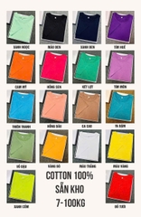 Áo cổ tròn Cotton 100% Xịn