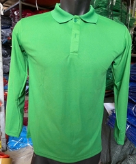 Áo Cổ Bẻ Poli Mè Tay Dài Mẫu 9