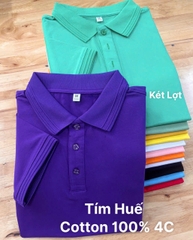 Áo cổ trụ 100% Cotton