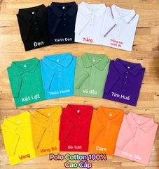 Áo cổ trụ 100% Cotton