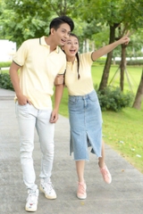 Áo cổ bẻ poli form riêng Nam nữ Mẫu 8