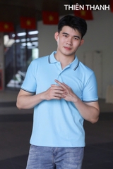 Áo cổ bẻ poli form riêng Nam nữ Mẫu 16