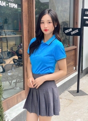 Áo cổ bẻ poli form riêng Nam nữ