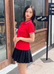 Áo cổ bẻ poli form riêng Nam nữ