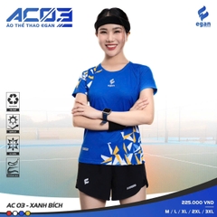 Áo Cầu Lông + Pickle Ball Cổ Tròn