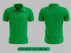 Áo cổ bẻ vải mè Mẫu 35
