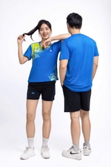 Áo Cầu Lông + Pickle Ball Cổ Tròn Mẫu 8