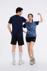 Áo Cầu Lông + Pickle Ball Cổ Tròn Mẫu 13