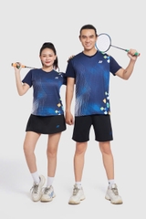 Áo Cầu Lông + Pickle Ball Cổ Tròn Mẫu 22