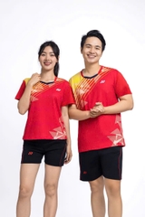 Áo Cầu Lông + Pickle Ball Cổ Tròn Mẫu 23