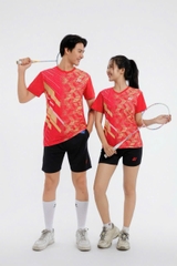 Áo Cầu Lông + Pickle Ball Cổ Tròn Mẫu 25