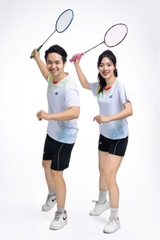Áo Cầu Lông + Pickle Ball Cổ Tròn Mẫu 27