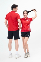 Áo Cầu Lông + Pickle Ball Cổ Bẻ Mẫu 12