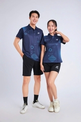 Áo Cầu Lông + Pickle Ball Cổ Bẻ Mẫu 15