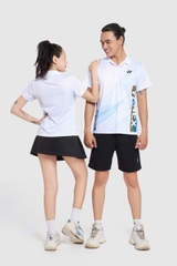 Áo Cầu Lông + Pickle Ball Cổ Bẻ Mẫu 21