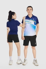 Áo Cầu Lông + Pickle Ball Cổ Bẻ Mẫu 28