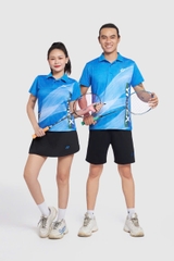 Áo Cầu Lông + Pickle Ball Cổ Bẻ Mẫu 33