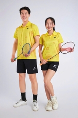 Áo Cầu Lông + Pickle Ball Cổ Bẻ Mẫu 46