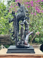 Tượng Gà Cảnh Đuôi Dài