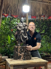 Tượng gỗ Hưng Đạo Vương Trần Quốc Tuấn – Tôn vinh vị anh hùng kiệt xuất của dân tộc