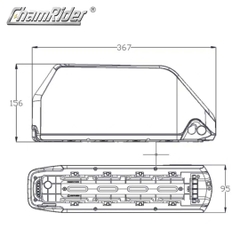 Pin xe đạp điện 36V12Ah Chính hãng, tặng sạc 5A