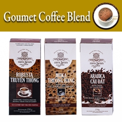 CÀ PHÊ PHA PHIN ROBUSTA +ARABICA+MOKA 3 HỘP x 250g